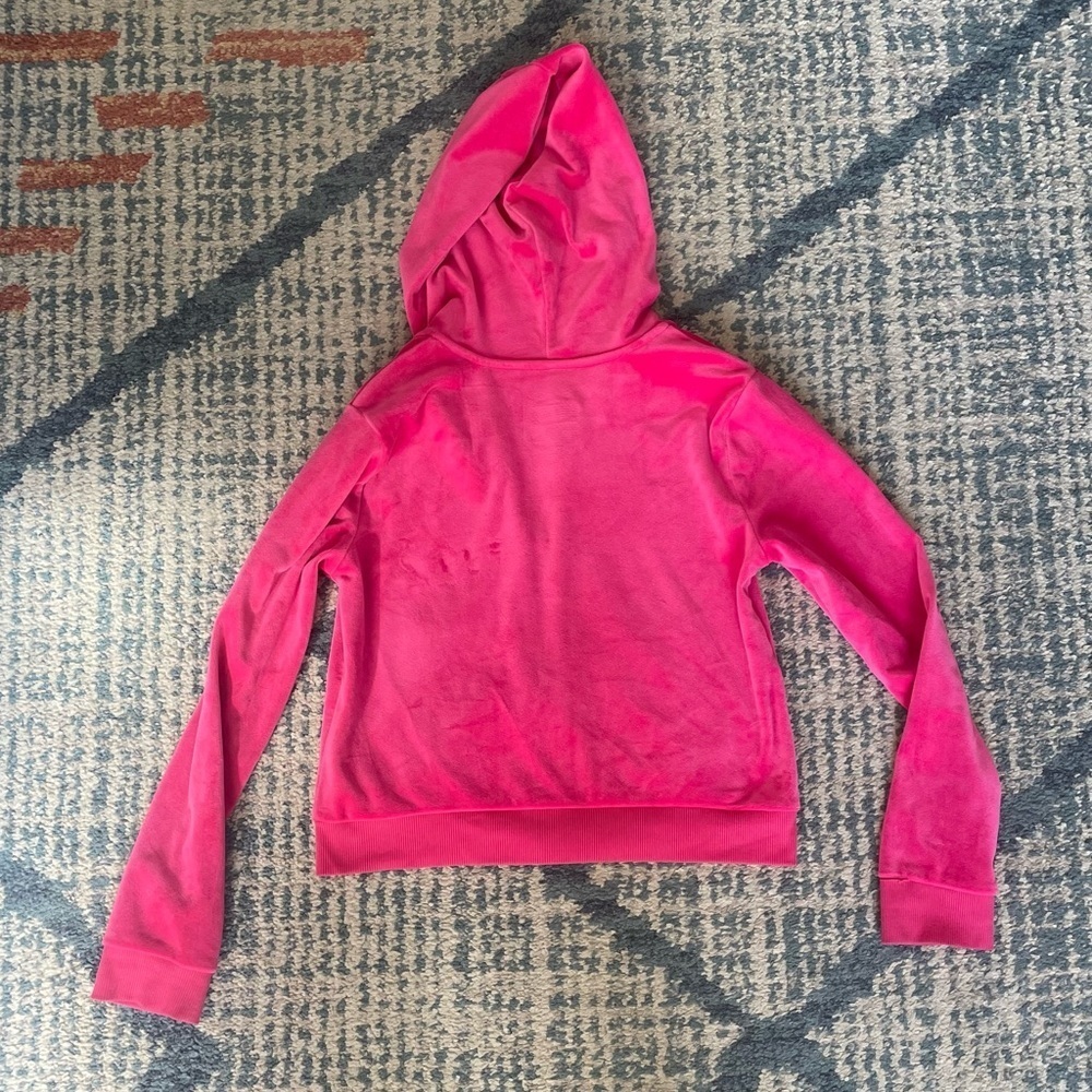 Art Class Girls Pink Velour zip up jacket XL - Picture 2 of 4